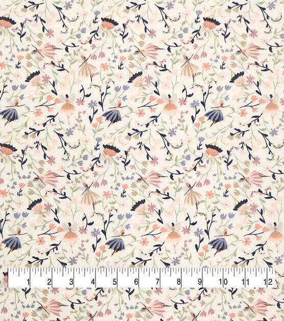 POP! Floral Fairy Super Snuggle Flannel Fabric, , hi-res, image 3