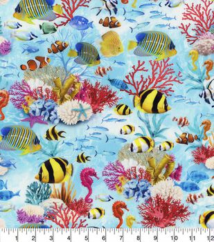 FISHING COLLAGE Print 100% Cotton Fabric Material for Crafts, Quilts,  Clothing and Home Decor -  Ireland
