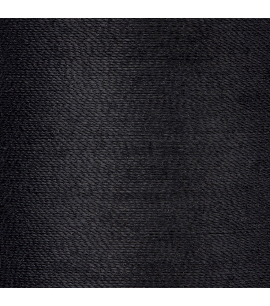 Coats & Clark 225yd DDXP 60wt Paper Piecing Thread, Black, swatch, image 10