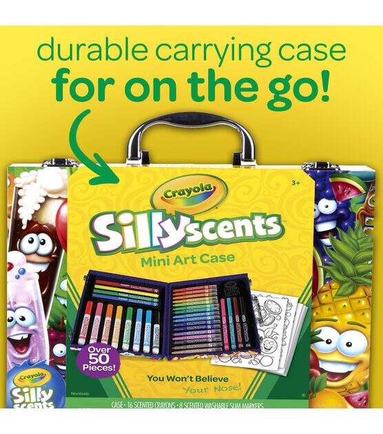 Crayola 52ct Silly Scents Inspiration Art Case Kit, , hi-res, image 9