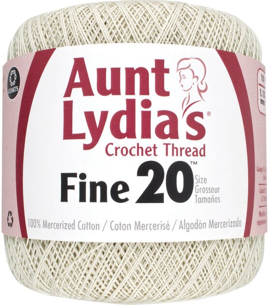 Aunt Lydia’s Classic 10 Crochet Thread Lot of 4 plus Table Mat Pattern, zip  bag