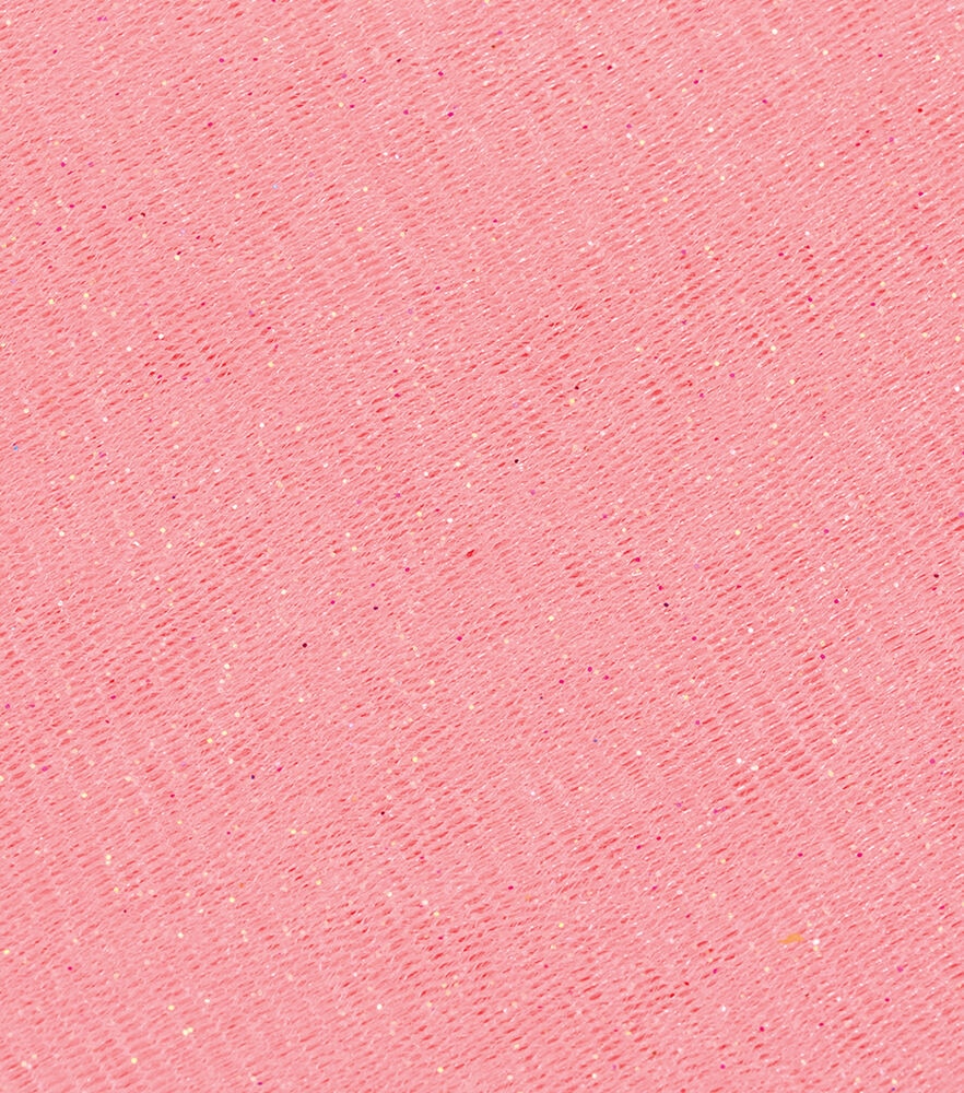 Sparkle Tulle Fabric, Pink, swatch