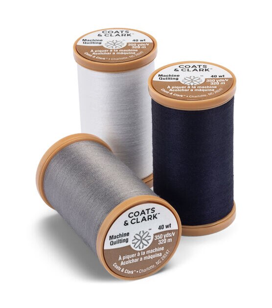 Coats & Clark 350yd Machine Quilting 30wt Cotton Thread, , hi-res, image 1