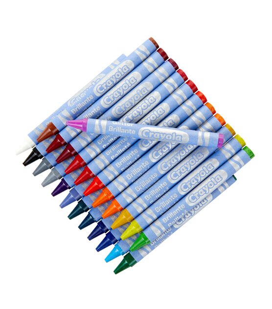 Crayola 4.5" Glitter Crayons 24ct, , hi-res, image 5