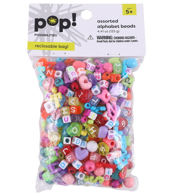 POP! Possibilities 4.41oz Assorted Alphabet Beads