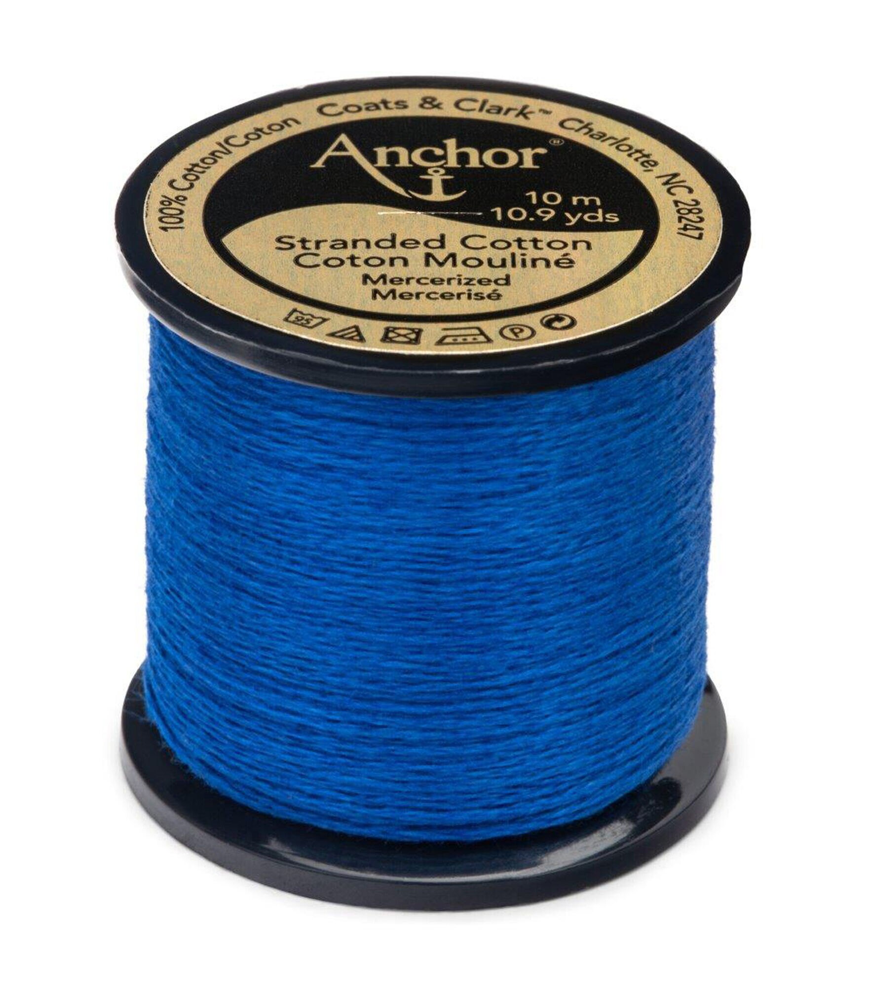 Anchor Cotton 10.9yd Blues Cotton Embroidery Floss, 133 Cobalt Blue Dark, hi-res