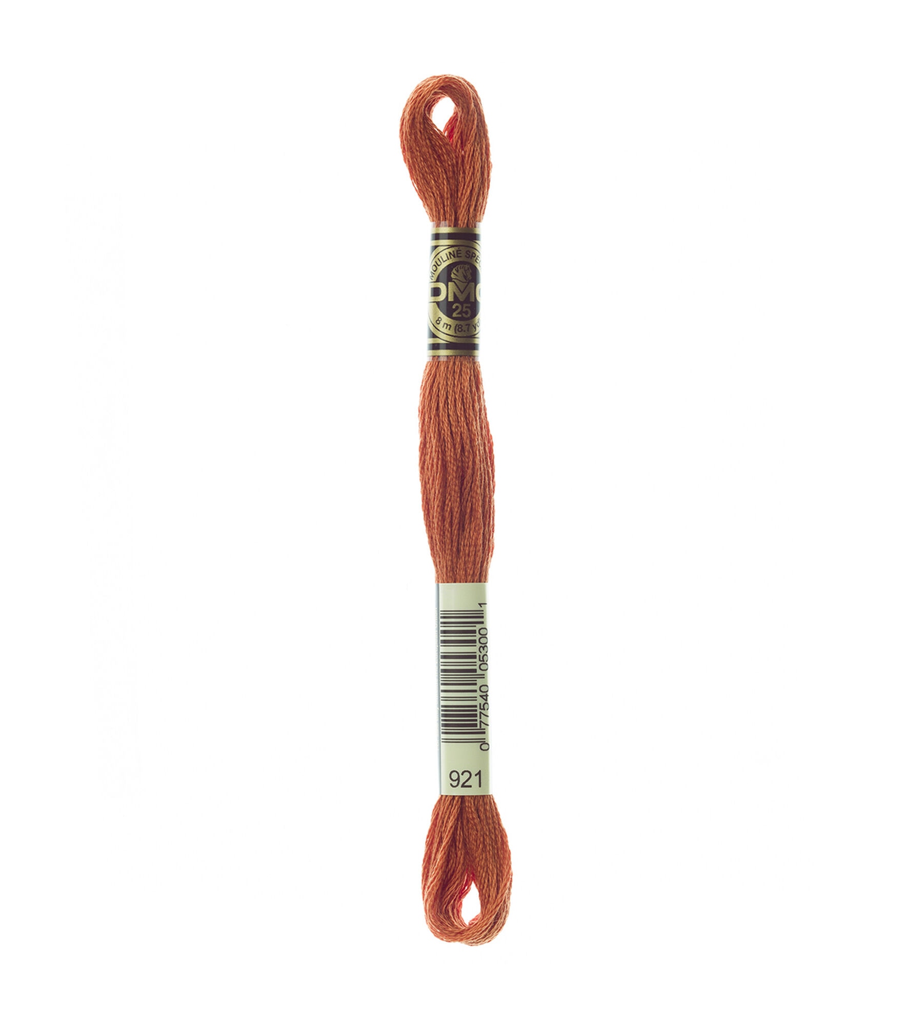 DMC 8.7yd Reds 6 Strand Cotton Embroidery Floss, 921 Copper, hi-res