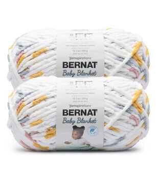 Bernat 10.5oz Super Bulky Polyester Frosting Baby Blanket Yarn