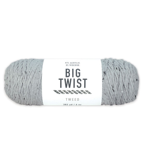Big Twist Natural Wool Blend Yarn Weight #6 Taupe Color 5oz/142g 105yds/96m
