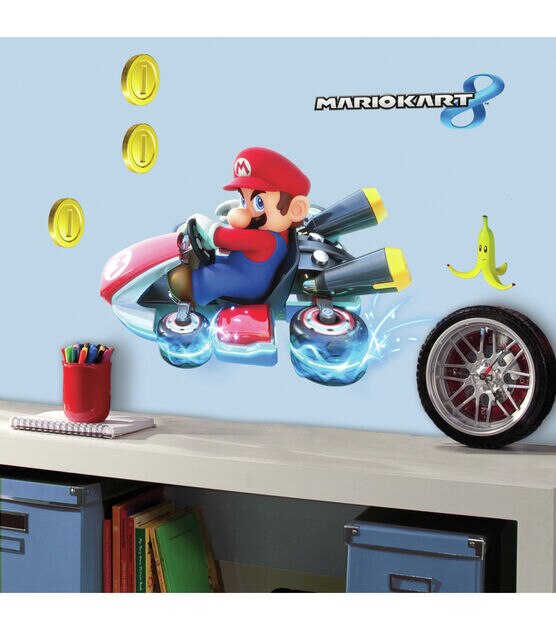 Roommates Peel And Stick Wall Decals Nintendo Mario Kart 8 Joann 3347