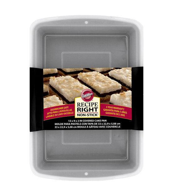 Wilton Recipe Right Non-Stick Baking Pan with Lid, 9 x 13-Inch
