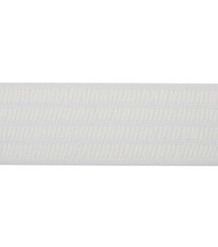 1 1/4'' Lightweight Underwear Elastic-White