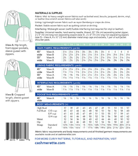 Pattern Paper Women's Lapel Zipper Dress Clothing Sewing Pattern 1