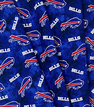 Buffalo Bills Fleece Fabric 60 Wide Sold by the Yard Make Your Own