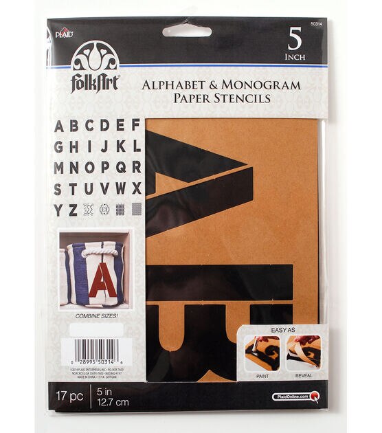 Ash Calligraphy Stencil Guide, Single