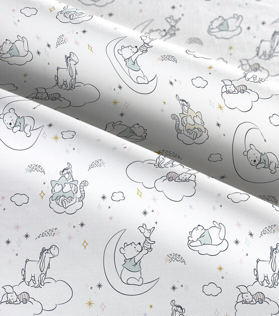 Winnie The Pooh Togetherish Cotton Fabric 