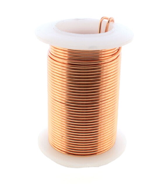 16g ANTIQUED COPPER Wire Vintaj artisan Copper Parawire Non-tarnish Round  Wire DIY Jewelry Supplies Spool 16 Gauge Qty 1 Roll 15 Feet 
