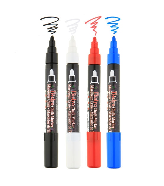 Marvy Uchida Fluorescent Broad Point Tip Bistro Chalk Markers, , hi-res, image 5