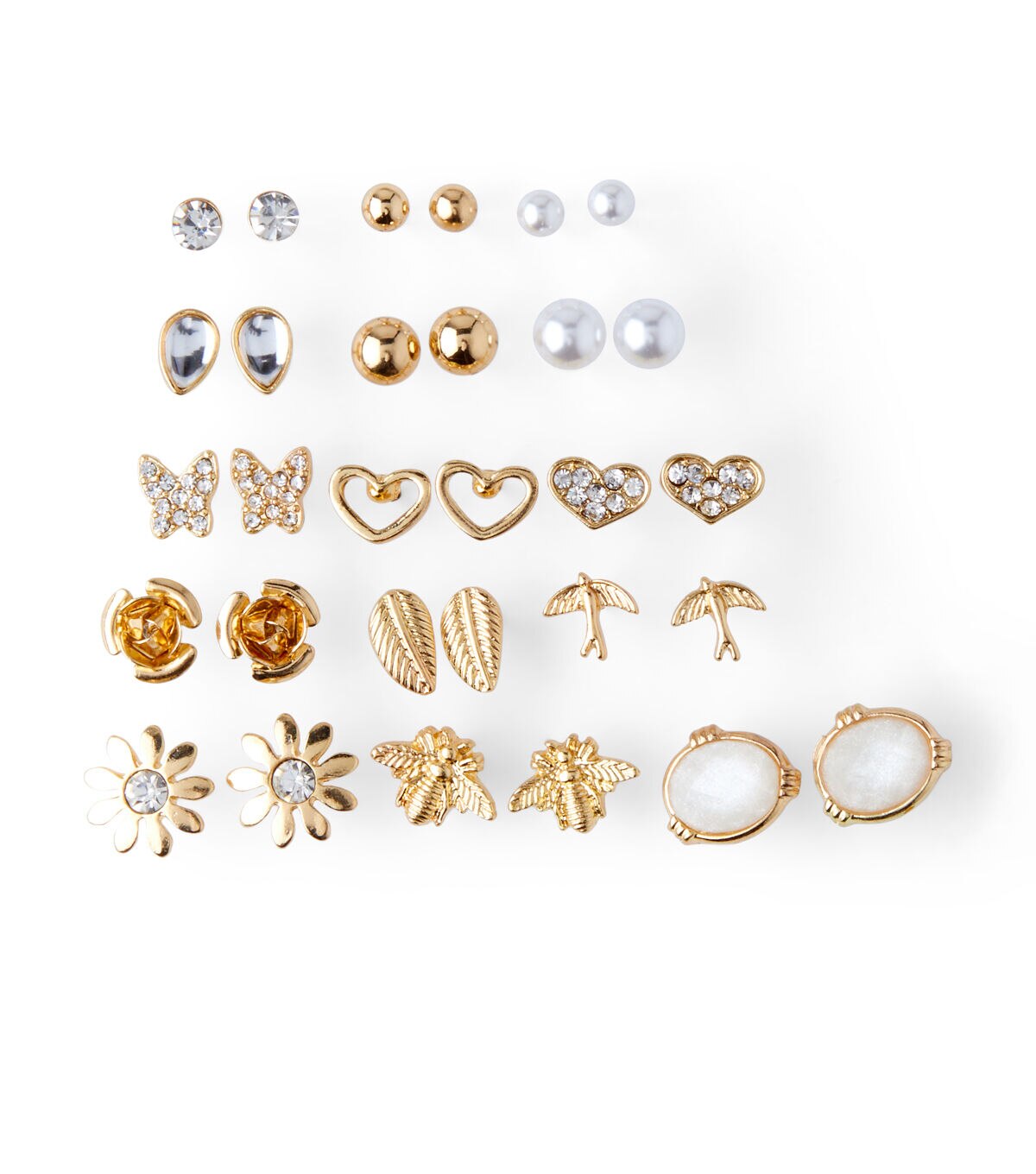 Simple Zircon Bow Stud Earrings Geometric Opal Women Gold Earrings - China  Earring and Drop Earrings price | Made-in-China.com