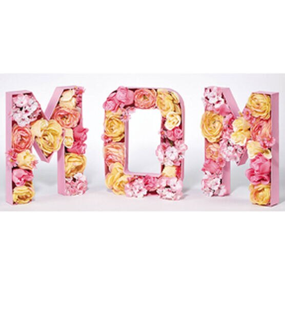 Handmade Charlotte Patterned Paper Mache Letters - READ - Project