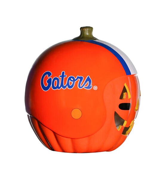 Sporticulture 10" Collegiate Florida Gators Ceramic Pumpkin Helmet, , hi-res, image 2