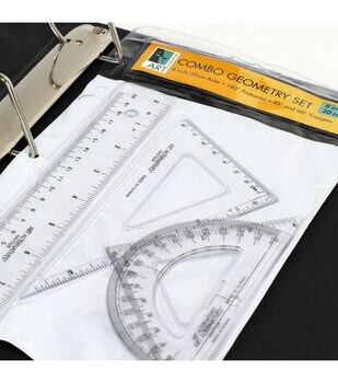 Helix® Clear 2X Magnifier Ruler, 12