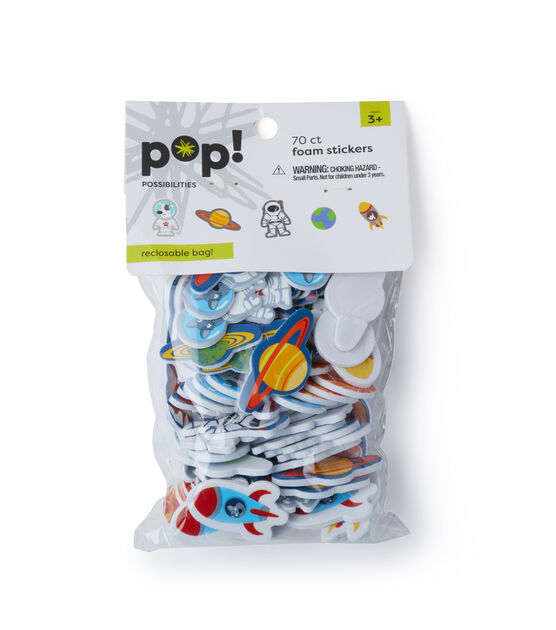 POP! Possibilities 160 pk Holographic Adhesive Foam Stickers