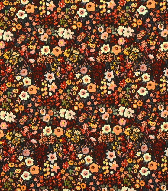 Dark Reddish Orange Coral Solid Quilting & Sewing Fabric by the Yard #2040