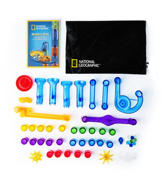 National Geographic 50ct Glow in the Dark Marble Run Set, , hi-res, image 2