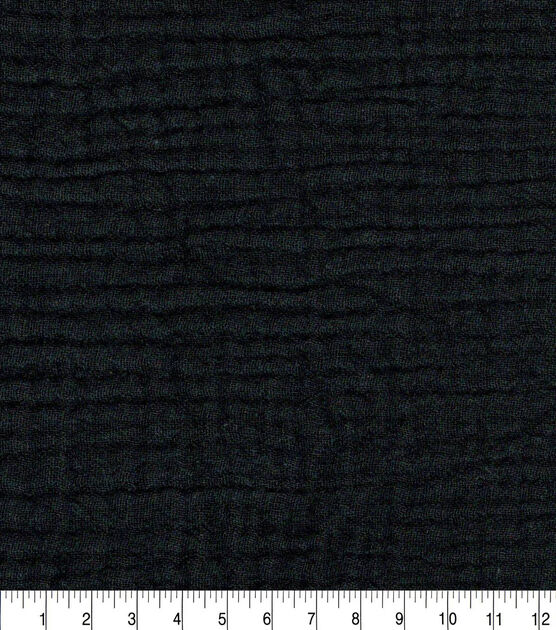 Island Breeze Gauze Black, Fabric by the Yard