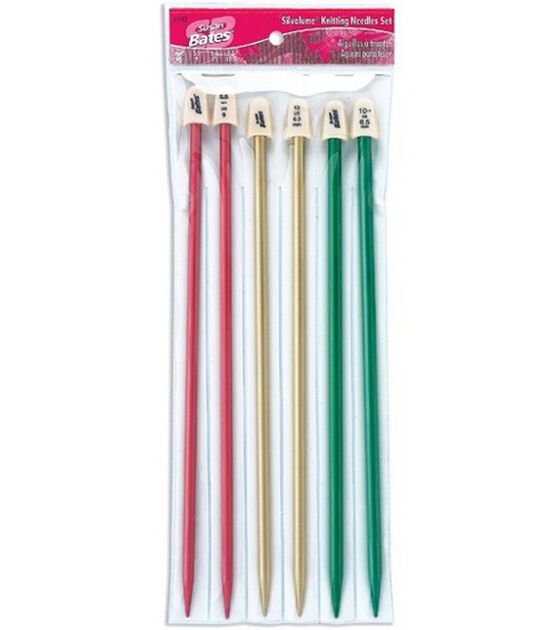 Susan Bates Silvalume 10" Knitting Needle Gift Set 3ct