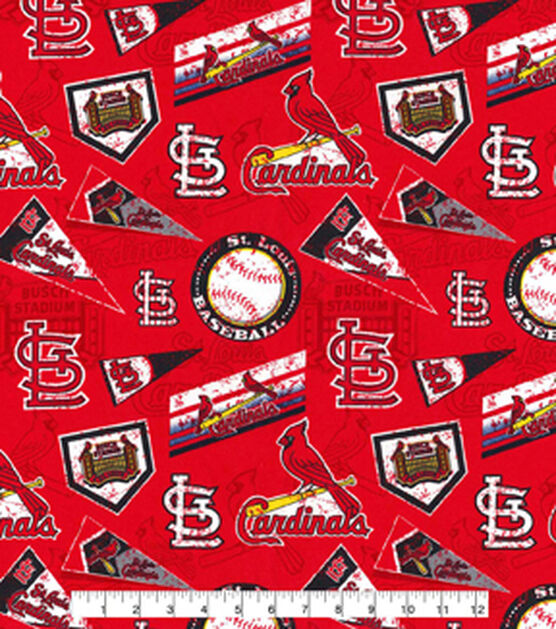 St. Louis Cardinals MLB Licensed Cotton Fabric, 60 in wide