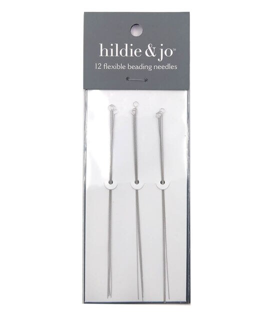 3.5 Flexible Beading Needles 12pk by hildie & jo