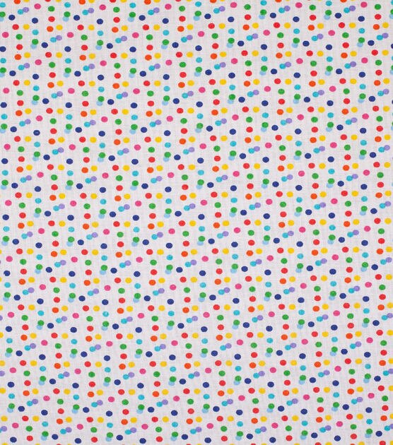 Confetti Dots Multi Celebration Cotton Fabric
