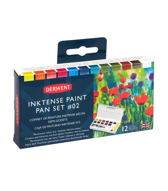 Derwent Inktense Paint Pan Palette #02