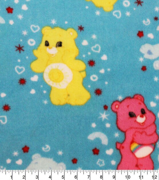 Care Bears Fleece Fabric All Over