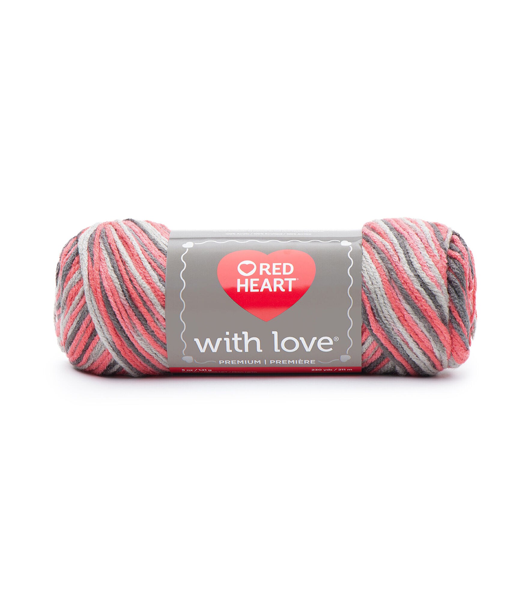 Red Heart With Love Worsted Acrylic Clearance Yarn, Delightful, hi-res