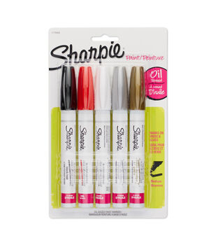 Sharpie Oil-Based Paint Medium Point Marker, White - 2 pack