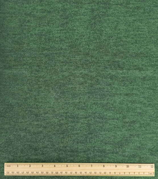 Green Heathered Luxe Flannel Fabric, , hi-res, image 2