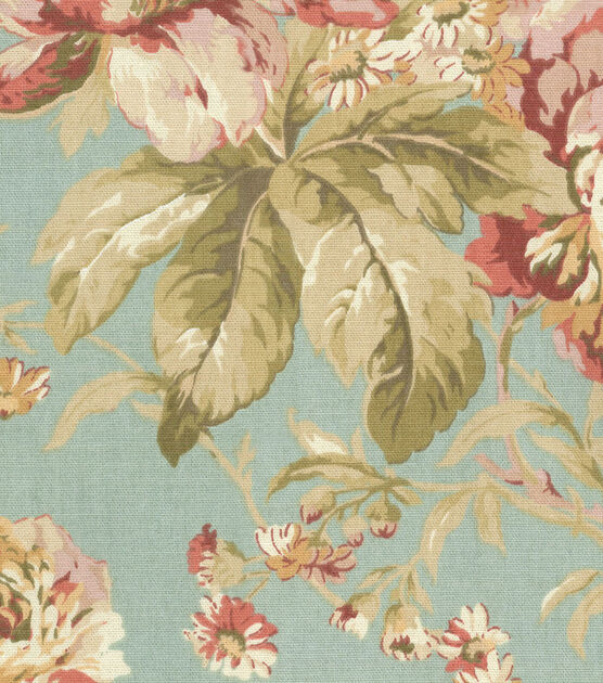 Waverly Upholstery Fabric Fleuretta Mist, , hi-res, image 3
