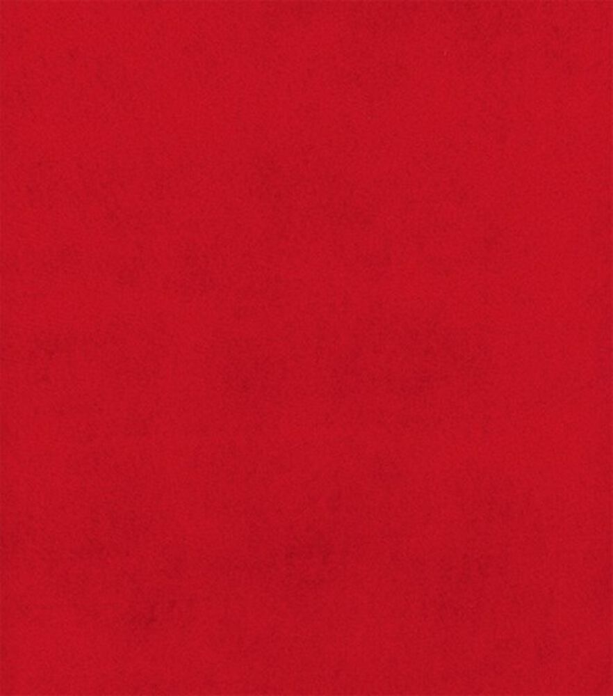 Craft Felt Fabric 72'' Solids, Red, swatch