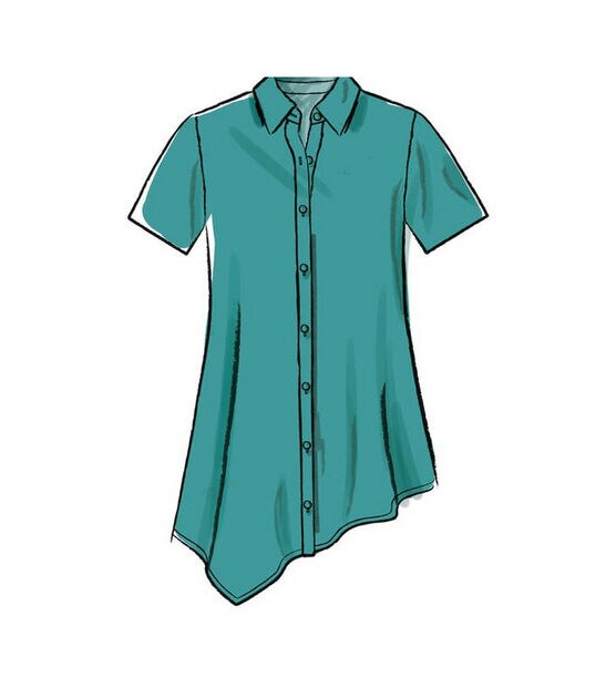 McCall's Pattern M7904 Misses' Shirts Size L XL XXL | JOANN