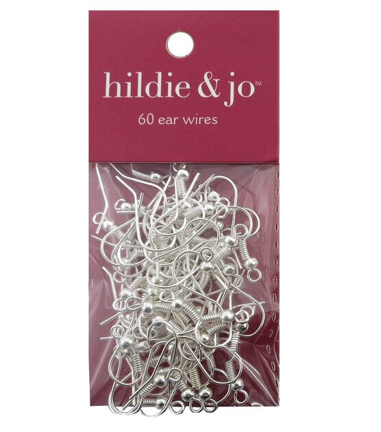 hildie & Jo 6pk Silver Metal Bullet Earring Backs - Earring Findings - Beads & Jewelry Making