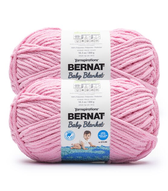 Bernat Baby Blanket 220yds Super Bulky Polyester Variegated Yarn