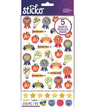 Sticko Blue Neuland Large Alphabet Stickers