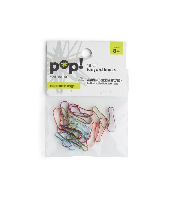 POP! Possibilities 18 pk Lanyard Hooks - Multi