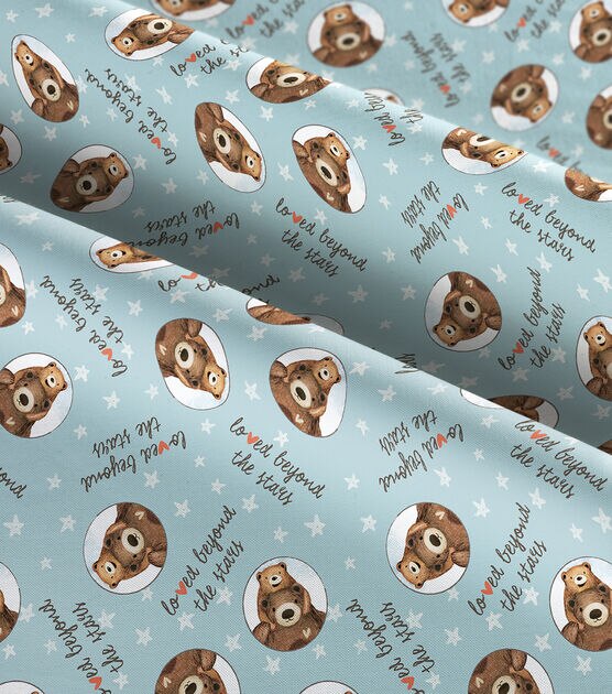 Baby Bear Loved Nursery Cotton Fabric, , hi-res, image 4