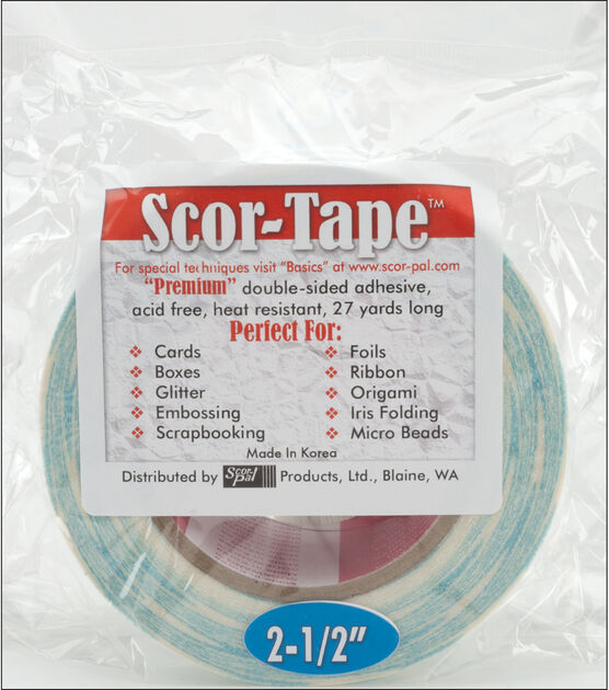 Scor-tape Premium Double Sided Adhesive 5/8 