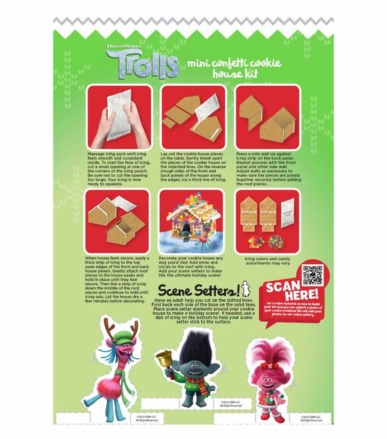 Trolls Paper Craft Set Art Crafts Kits Color Fold and Display Makes 5  Projects for sale online