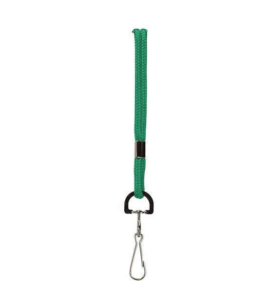 SICURIX 18" Green Rope Style Standard Lanyard Hooks 24pk
